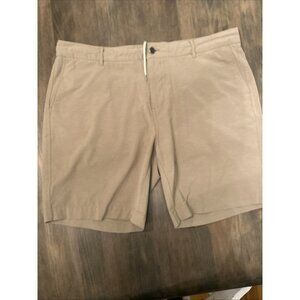 Faherty Shorts Men 40 Beige All Day Performance Hybrid Drawstring Lightweight